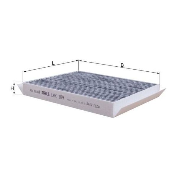 Mahle Lak 189 - Oe 13271407 Filtro Aria Interna Per Meriva (X03)-image