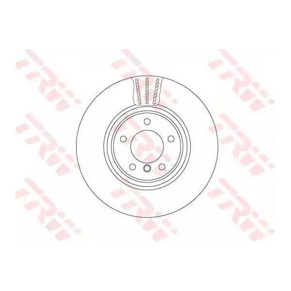Trw DF6609S - Disco Freno Oe 6 778 647 Per Serie 1 (E88), Serie 1 (E82)-image