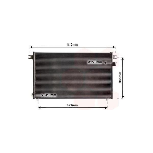 Van Wezel 13005330 - Oe 92110 VB000 Condensatore Aria Condizionata Per Patrol Gr V-image