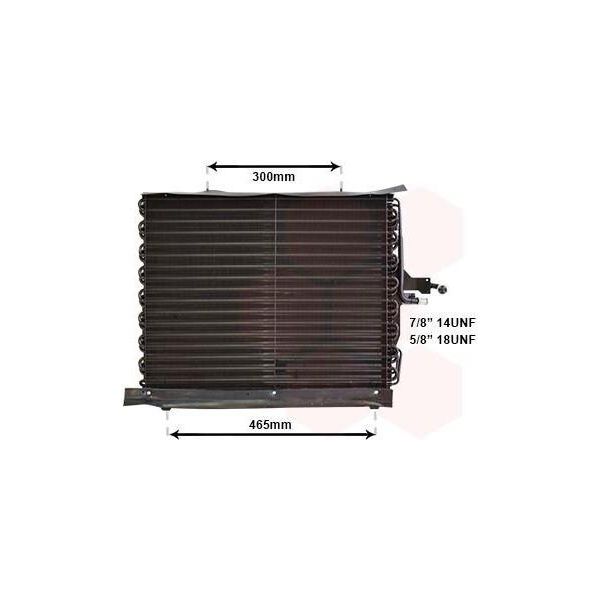 Van Wezel 30005169 - Oe 1248301270 Condensatore Aria Condizionata Per Cabriolet (A124), Classe E (W124), Classe E (A124), Classe E (C124), Classe E (S124)-image