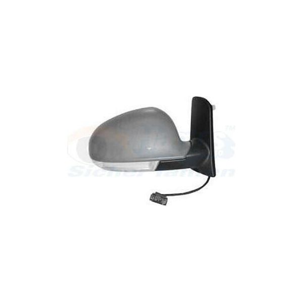 Van Wezel 5879806 Specchietto Esterno Specchietto Laterale Destro Per Vw Sharan (7M8, 7M9, 7M6) Convesso Riscaldato Primerizzato-image