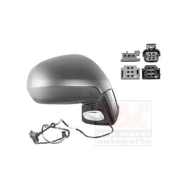 Van Wezel 0972818 - Oe 6325G6 Specchio Esterno Destro Per C4 Picasso I (Ud), C4 G-Picasso I (Ua)-image