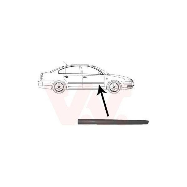 Van Wezel 5836424 - Modanatura Oe 3B0853516B41, Anteriore Destra Per Passat (3B)-image