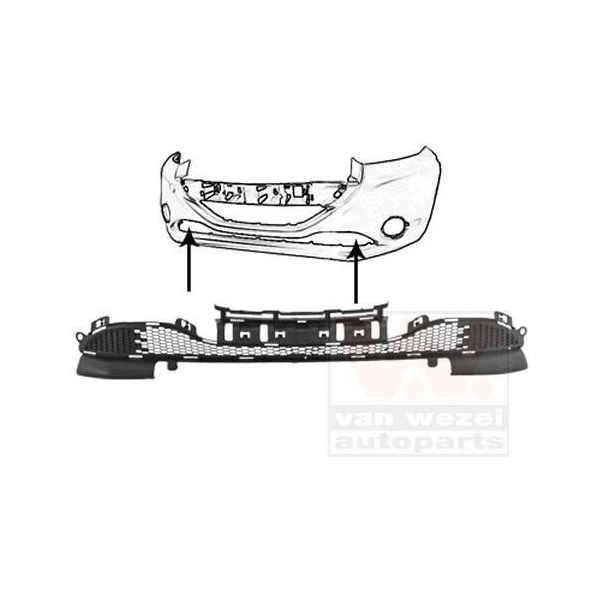 Van Wezel 4034599 - Oe 96738556XT Griglia Di Ventilazione Anteriore Per 208 I (Ca, Cc)-image