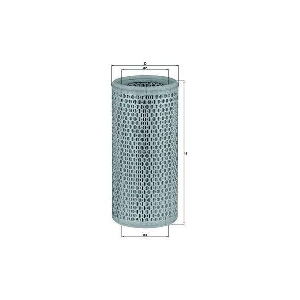 Mahle Lx 502 - Filtro Aria Oe 144411 Per Xsara, Zx (N2), 306, 405 Ii-image