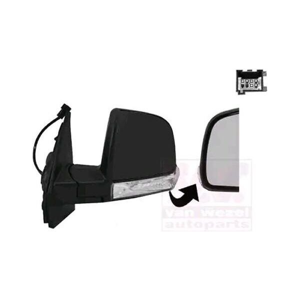 Van Wezel 1638803 - Specchio Esterno Oe 735497882, Sinistro Per Doblo, Combo Tour (X12)-image