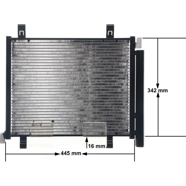 Mahle Ac 747 000S - Oe 1S0 816 411 Condensatore Aria Condizionata Con Essiccatore Per Mii (KE1, KF1), Citigo (NF1), Load Up, Up-image