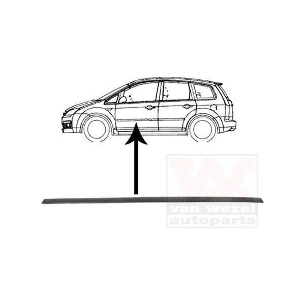 Van Wezel 1863423 - Oe 1320353 Modanatura Anteriore Per C-Max, Focus C-Max (DM2), Focus Ii-image