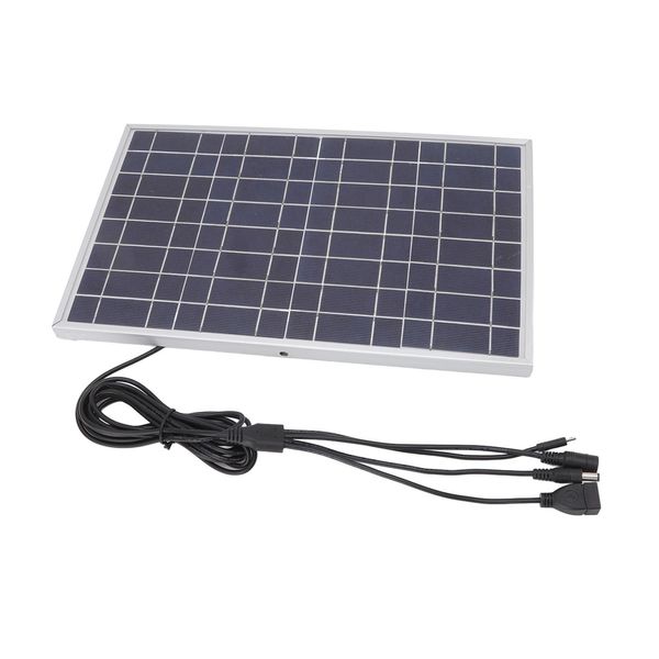 Pannello Solare 8V 15W, Pannello Di Energia Solare, Pannello Solare Portatile, Pannello Di Ricarica Solare, Caricabatterie Solare All'aperto, Kit Di Ricarica Della Batteria-image