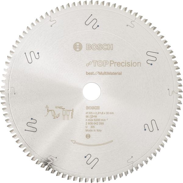 Bosch 2608642099 Bosch KreissäGeblatt Bs Mu B 305X30-96-image
