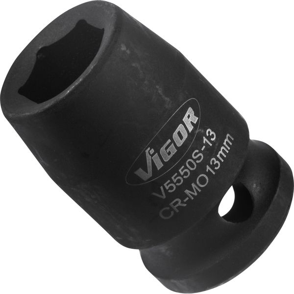 Chiave A Impulsi ∙ Corta ∙ V5550S-13 ∙ Cava Quadrata Da 1/2 Pollice (12,5 Mm) ∙ Profilo Esagonale Esterno ∙ Sw 13 Mm-image