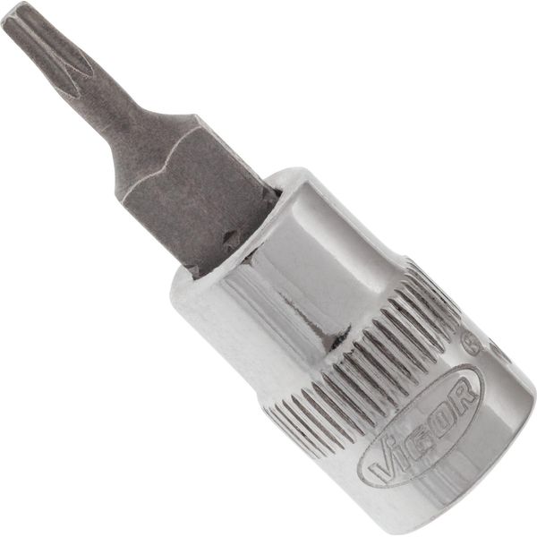 Punta Per Cacciavite ∙ V2595N ∙ Cava Quadrata Da 1/4 Di Pollice (6,3 Mm) ∙ Profilo Torx® Interno ∙ Sw T9-image