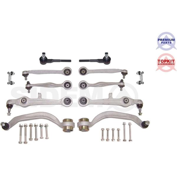 Sidem 37871 Kit Di Riparazione Braccio Trasversale Per Audi A4 Avant (8ED, B7) Anteriore-image