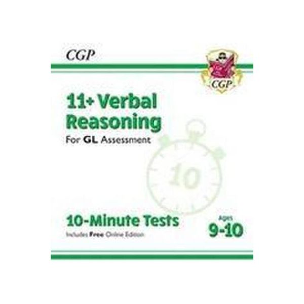 11+ Gl 10-Minute Tests: Ragionamento Verbale - Età 9-10 (Con Edizione Online)-image