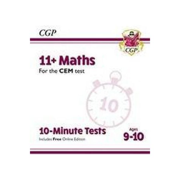 11+ Cem 10-Minute Tests: Matematica - Età 9-10 (Con Edizione Online)-image