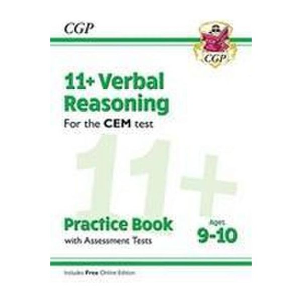 Libro Di Esercizi E Test Di Valutazione Per Il Ragionamento Verbale Cem 11+ - Età 9-10 (Con Edizione Online)-image