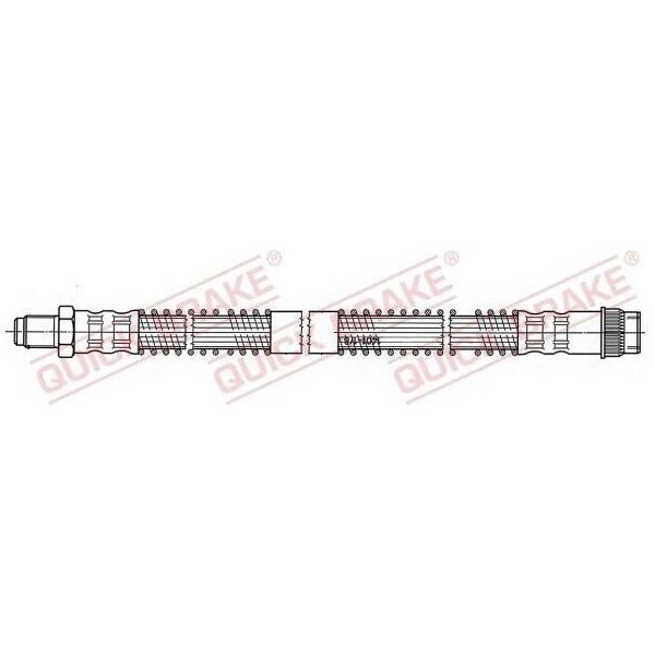 Quick Brake 37.925 Tubo Freno Per Opel Movano Furgone (X70) Movano Bus (X70) Movano Pianale / Telaio (X70) Per Renault Master Ii Furgone-image