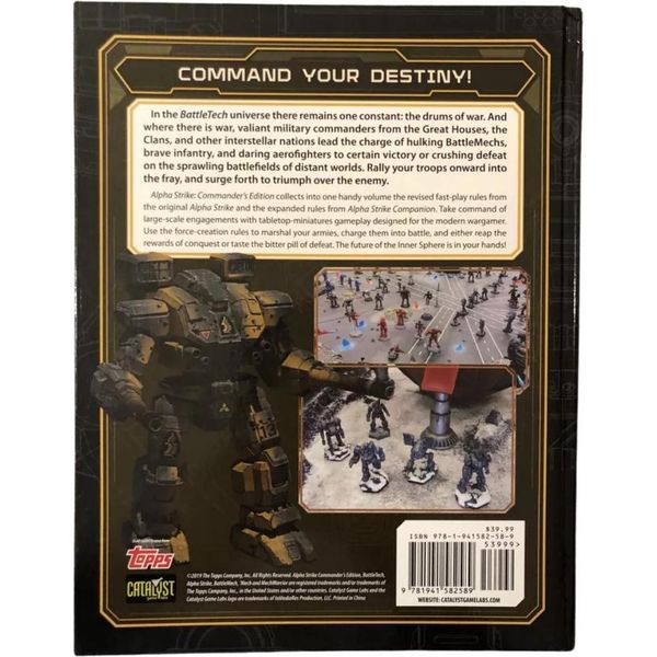 Battletech Alpha Strike Commanders Edition - Inglese-image