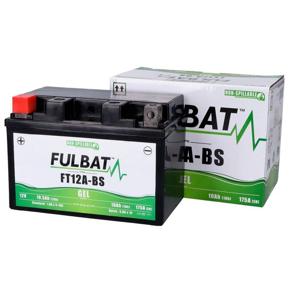 Batteria Fulbat Ful Gel - FTX14-BS / YTX14-BS (Gel, Senza Manutenzione)-image