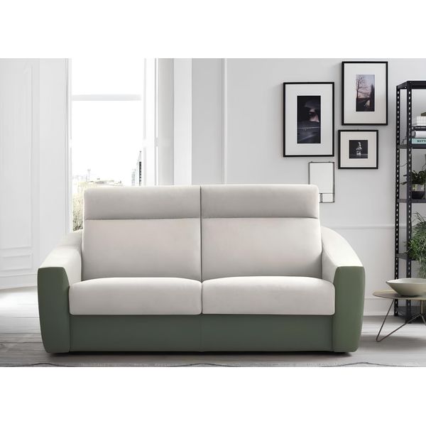 Divano Di Design A 2 Posti In Tessuto Divano Letto A Due Posti Mobili Italiani Nuovi-image