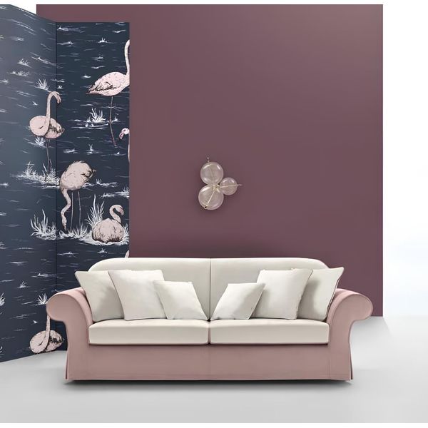 Mobili Imbottiti Classici Divani Di Design Divano Divano Tessile Divani Rosa 3 Posti-image