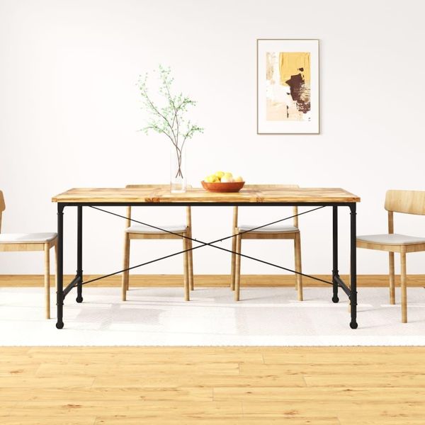 The Living Store Tavolo Da Pranzo In Legno Massiccio Di Mango 180 Cm-image
