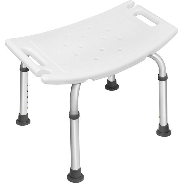 Yuenfong Sgabello Da Doccia Sedia Da Doccia 35-51Cm Sgabello Da Doccia Regolabile In Altezza Sedile Da Bagno Antiscivolo Tipo U Ausilio Per Doccia Sedile Da Doccia In Alluminio E Plastica Per Anziani, Donne In Gravidanza (Sgabello Da Doccia Tipo U)-image