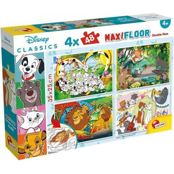 Disney. Puzzle Bifacciale Maxi 4X48 El.-image