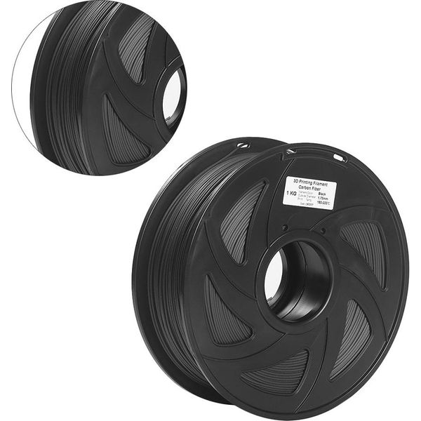 Filamento Della Stampante 3D Fibra Di Carbonio + Pla 1,75 Mm 1 Kg Spool Precisione Dimensionale +/- 0,02 Mm-image