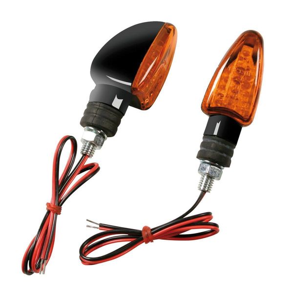 Indicatori Di Direzione Per Moto Lampa Arrow Halo 12V Led Nero-image
