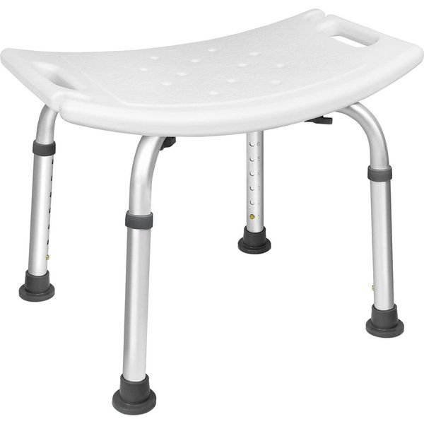 Sessamen-Lp Sedia Da Doccia Sgabello Da Doccia Regolabile In Altezza Sedile Da Doccia In Alluminio Sedia Da Doccia Sgabello Da Bagno Sedia Da Doccia Moderna Capacità Di Carico 136 Kg, Tipo C-image