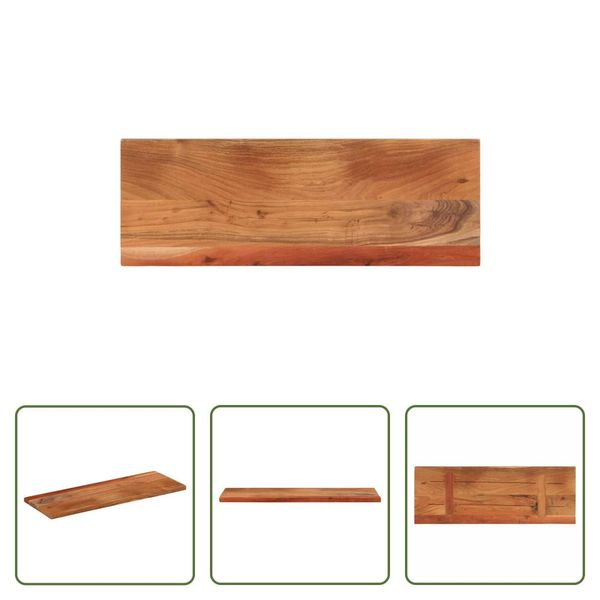 The Living Store Piano D'appoggio 90X40X2,5 Cm Rettangolare In Legno Massiccio Di Acacia-image