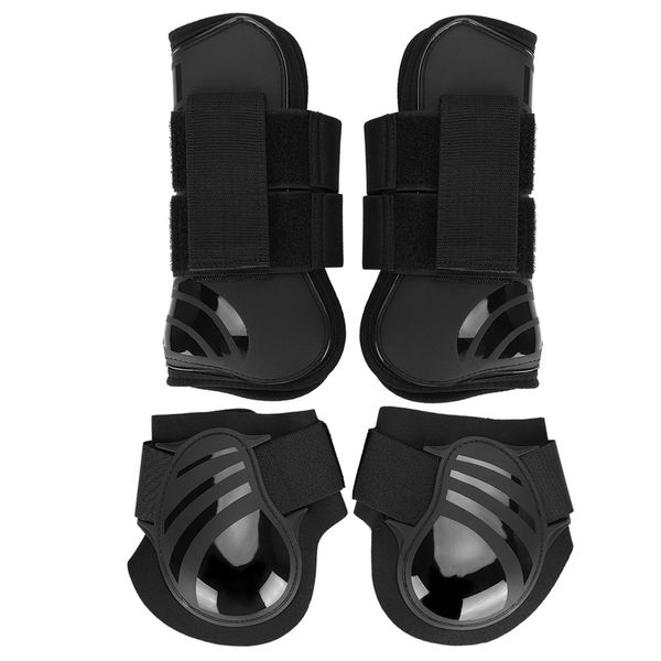 Stivale Per Cavalli, Stivali Per Zampe Anteriori E Posteriori Di Cavallo, Stivali Per Tendini E Per Nodelli Di Cavallo, Stivale Elastico Per Cavalli, Attrezzatura Protettiva Per Cavalli-image
