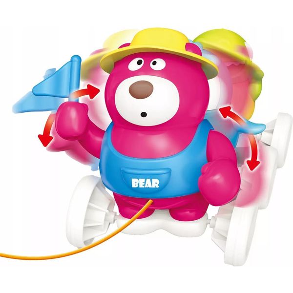 Animali Colorati Su Una Corda - Un Giocattolo Interattivo Che Rallegrerà Il Bambino E Ne Favorirà Lo Sviluppo! Ideale Per Tirare E Giocare In Movimento!-image