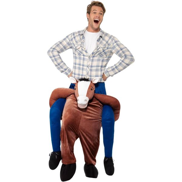 Smiffys - Set Di Costumi Da Cavalluccio Per Uomo/Donna Unisex SM1711 (Taglia Unica) (Marrone)-image