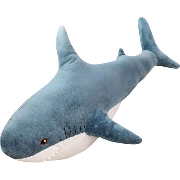 45 Cm Squalo Cartone Animato Giocattolo Peluche Oceano Animali Acquatici Bambola Bambini Peluche Regalo Di Compleanno-image