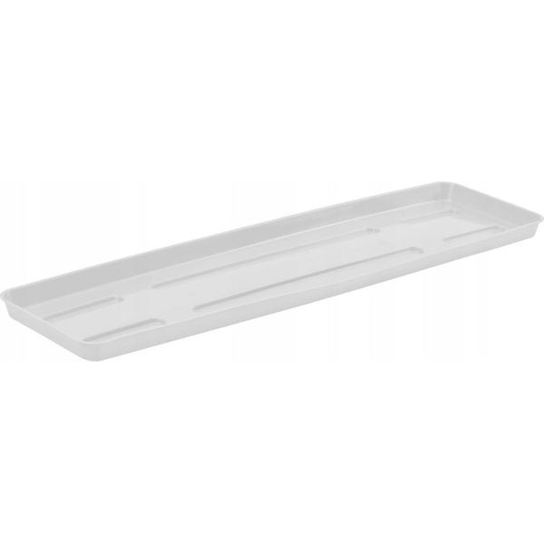Verdenia 60 Cm Portavaso In Plastica Bianca-image