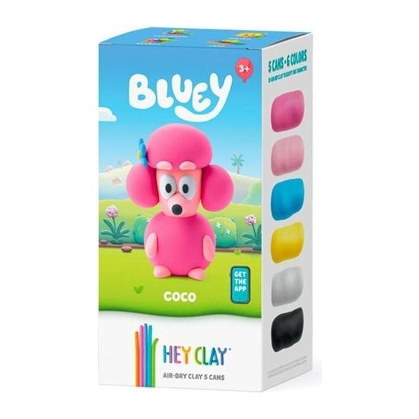 Tm Toys Tmt Heyclay Fig Bluey Coco+Akc.5Pak 45513-image