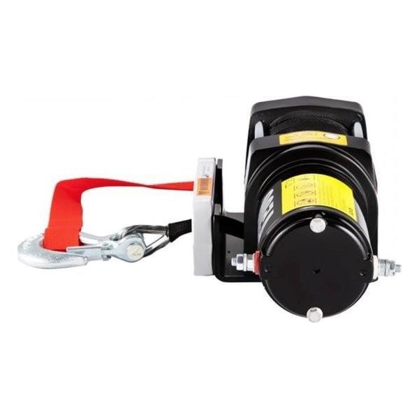 Verricello Elettrico A Cavo, 4.500 Libbre, Verricello Utv, Verricello A Cavo, 12 V Dc Con Cavo Sintetico, Verricello A Cavo Da 12,5 M Con Telecomando Wireless, Verricello Per Camion-image
