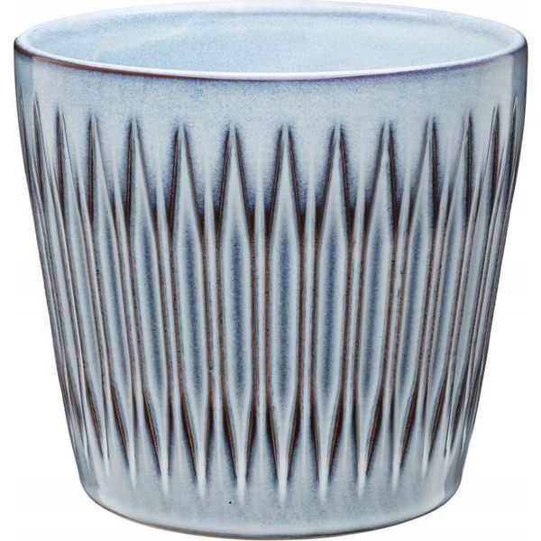 Olimpia Involucro In Ceramica Blu 14 Cm Verdenia - Decorazione Elegante-image