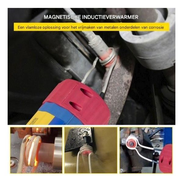 Set Di Riscaldatori A Induzione - Riscaldatore A Induzione Magnetica - Rimozione Di Bulloni Arrugginiti-image