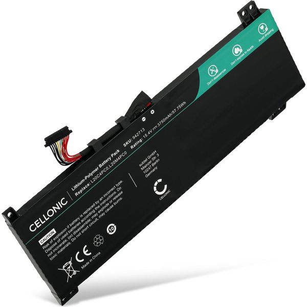 Cellonic Batteria Compatibile Con Lenovo Legion 5 15ACH6H, Ideapad Gaming 3 15ACH6, Legion 5 15ITH6H, 15ACH6, 15ACH6A, 15ITH6, 5B11B48819, L20C4PC0, L20M4PC0, L20D4PC0 3750Mah 15.4V-image