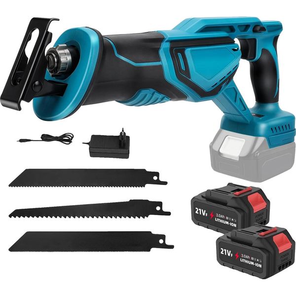Sega A Pendolo, Design A Batteria, Elevata Efficienza Di Taglio, 2 Batterie-image