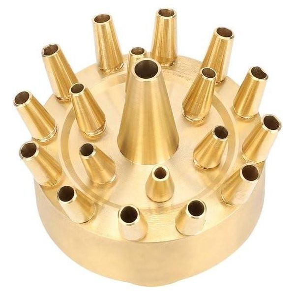 Ugello A Spruzzo Per Fontana Da Giardino, Ugello A Spruzzo Per Irrigazione Del Paesaggio - Ugello A Spruzzo Per Fontana In Rame - Ugelli A Spruzzo Per Acqua.-image