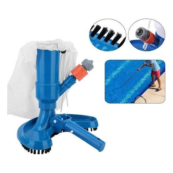 Aspiratore Per Piscine - Aspiratore Per Intex E Bestway - Idromassaggio E Pulitore Per Piscine - Compatibile Con Il Manico Telescopico - Incl. Sacchetto Filtro E Attacco Per Tubo Da Giardino-image