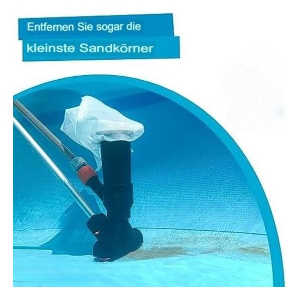 Aspiratore Per Pavimenti - Aspiratore Per Piscine - Pulitore Per Piscine - Aspiratore Per Pavimenti - 140 Cm / Nero-image