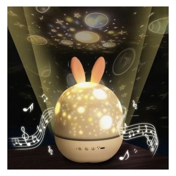 Proiettore Di Stelle - Proiettore Di Cielo Stellato - Lampada Per Bambini - Lampada Da Comodino-image
