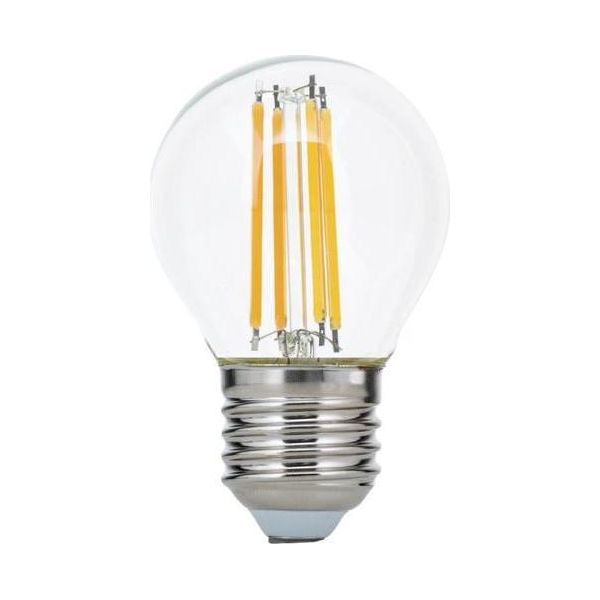 Lampadina Led E27 Lampada 6W 2700K 720 Lumen A Forma Di Goccia, Trasparente, Bianco Caldo, Dimmerabile-image