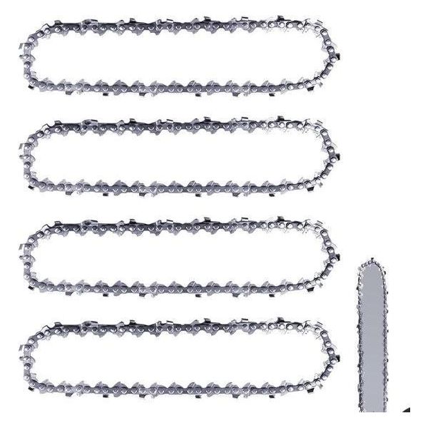 4 Pezzi Catene Per Seghe Da 3/8 Di Pollice 1,3 Mm 40 Maglie-image