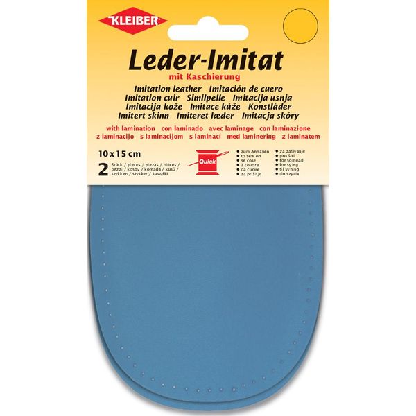 Kleiber 89410 Kleiber Pelle Finta Con Laminazione, 100 X 150 Mm, Blu-image